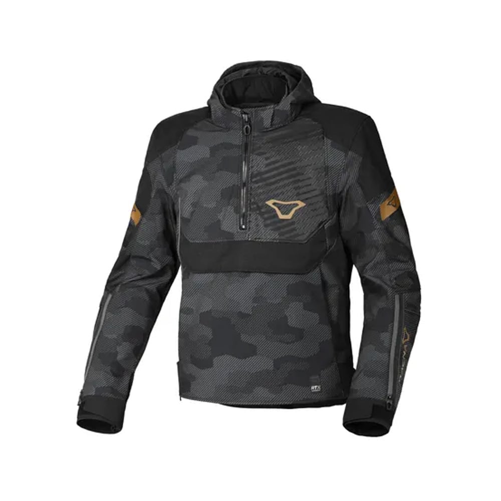 Image of Macna Traffiq Textile Waterproof Jacket Black Gray Size 3XL EN