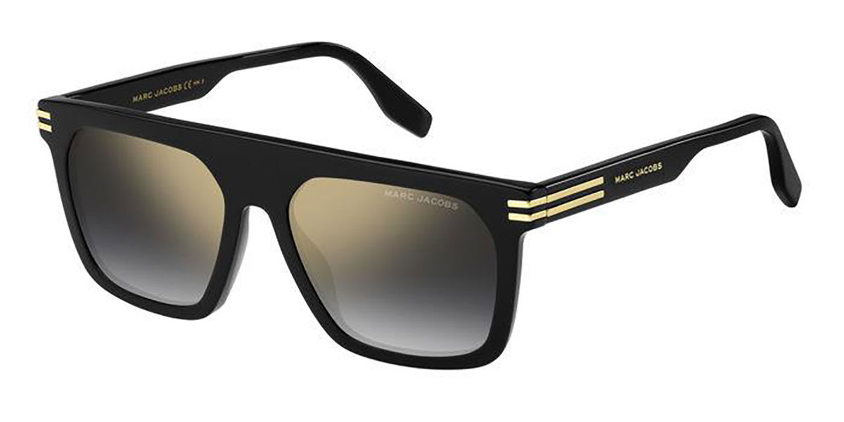 Image of Marc Jacobs MARC 680/S 807/FQ Óculos de Sol Pretos Masculino PRT