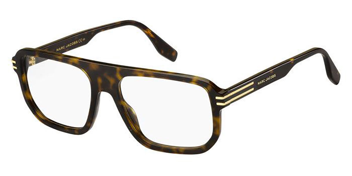 Image of Marc Jacobs MARC 682 086 56 Tortoiseshell Męskie Okulary Korekcyjne PL