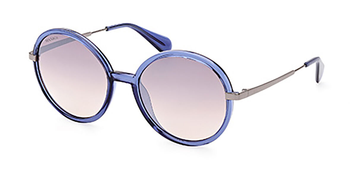 Image of Max & Co MO0064 87F 55 Lunettes De Soleil Femme Bleues FR