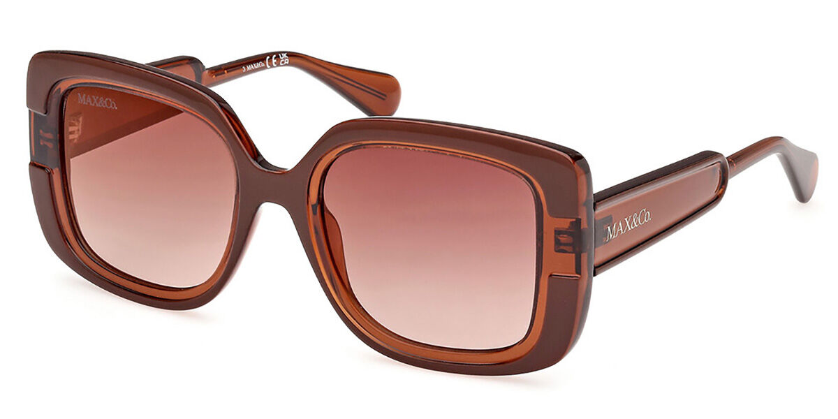 Image of Max & Co MO0096 50F 52 Lunettes De Soleil Femme Marrons FR