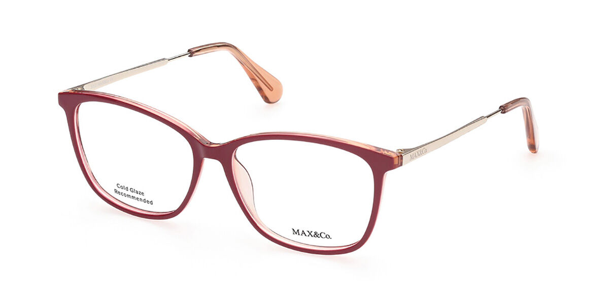 Image of Max & Co MO5024 068 Óculos de Grau Vermelhos Feminino PRT