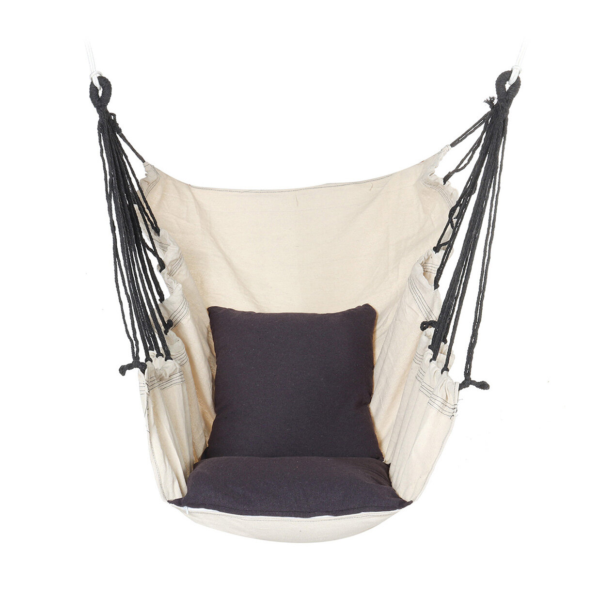 Image of Max Load 200KG Hanging Rope Chair Hammock Swing Seat Indoor Outdoor Patio Porch Garden Supplies