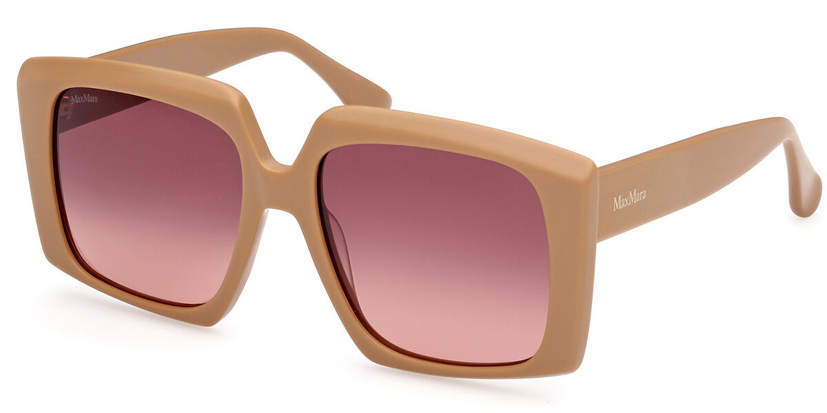 Image of Max Mara MM0024 46F Óculos de Sol Marrons Feminino BRLPT