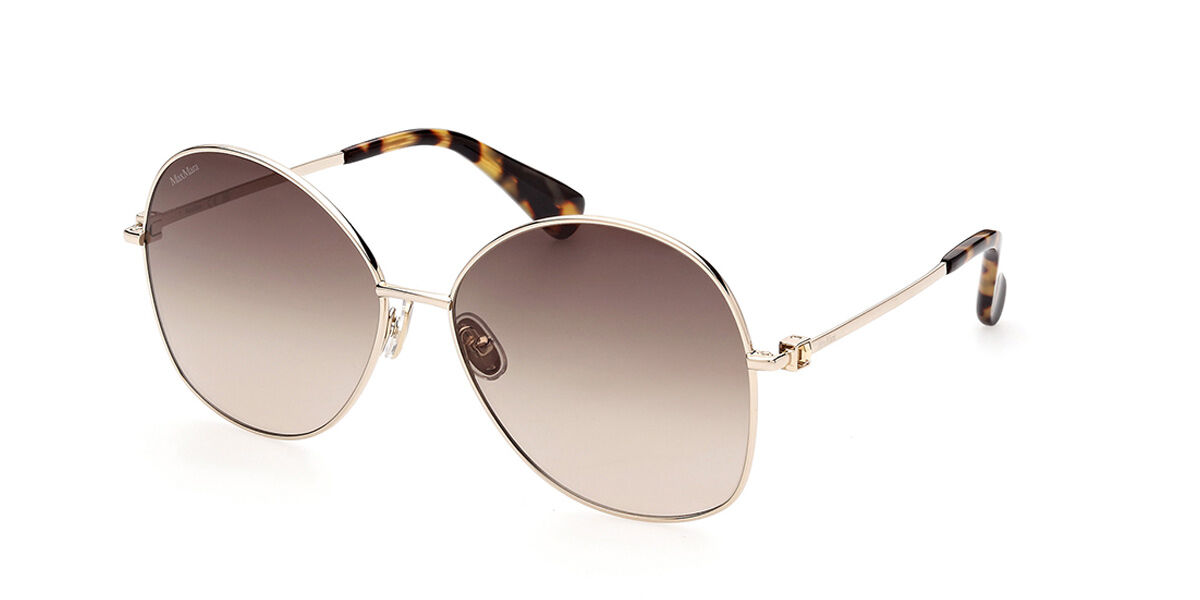 Image of Max Mara MM0034 32F Óculos de Sol Dourados Feminino BRLPT