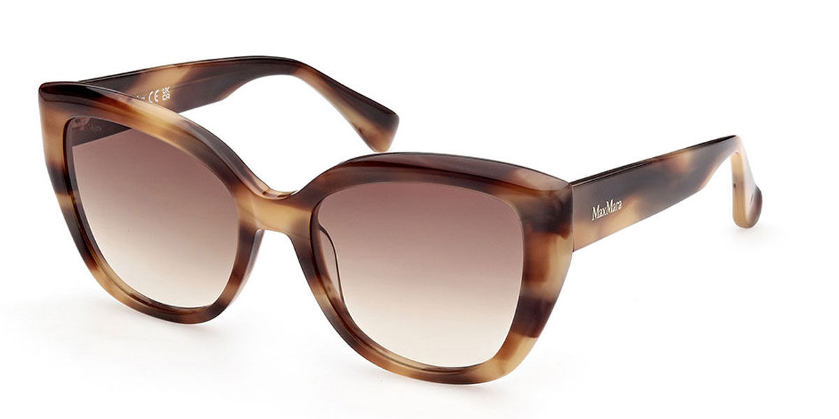 Image of Max Mara MM0040 48F Óculos de Sol Tortoiseshell Feminino PRT