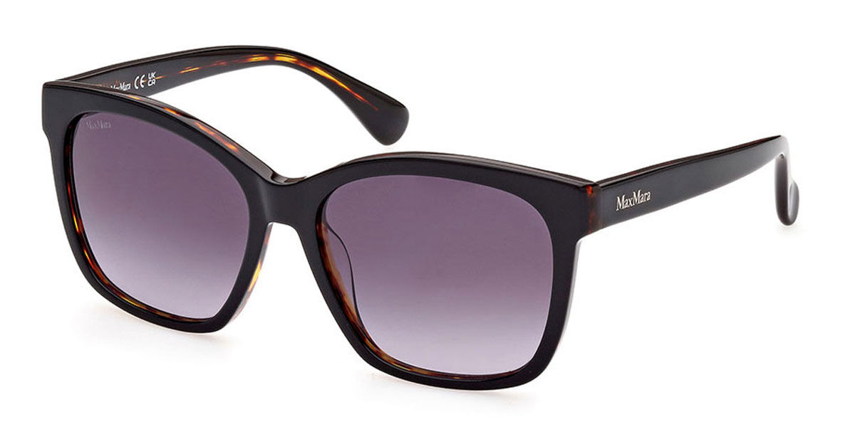 Image of Max Mara MM0042 05B Óculos de Sol Pretos Feminino BRLPT