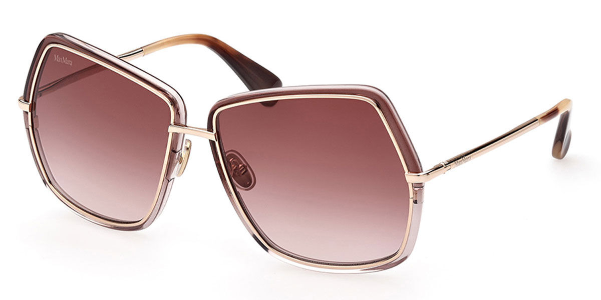 Image of Max Mara MM0054 28F Óculos de Sol Dourados Feminino PRT