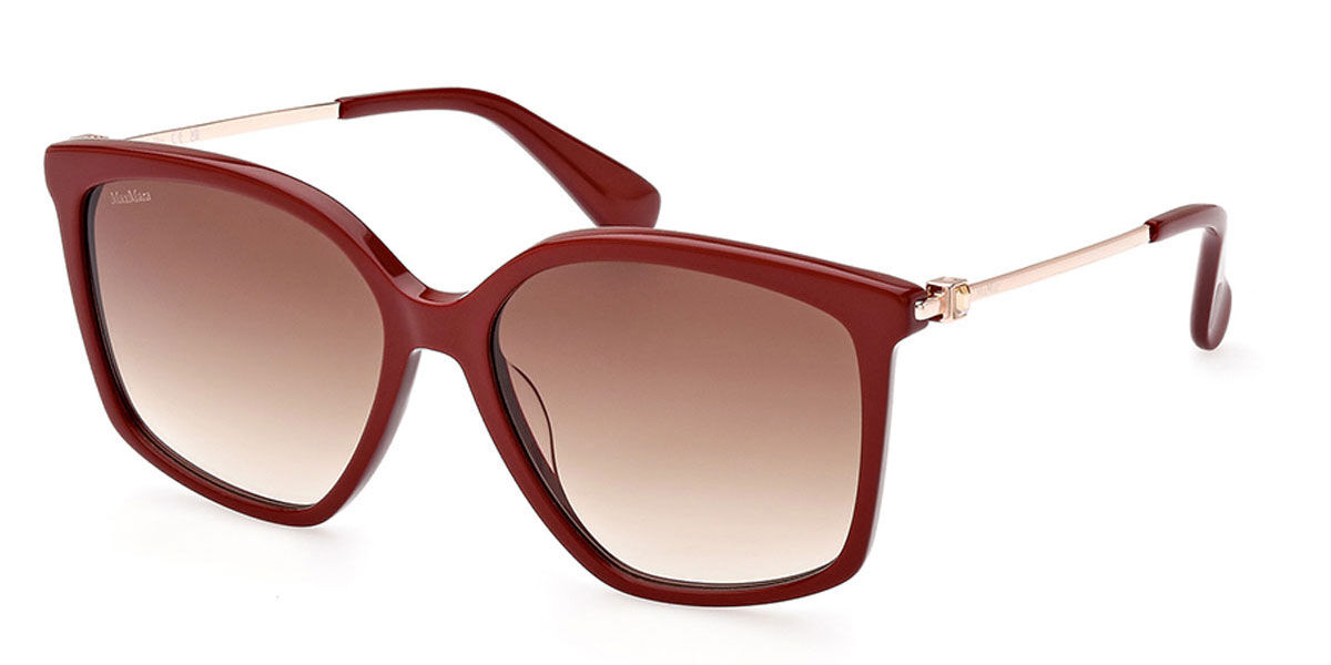 Image of Max Mara MM0055 66F Óculos de Sol Vermelhos Feminino BRLPT