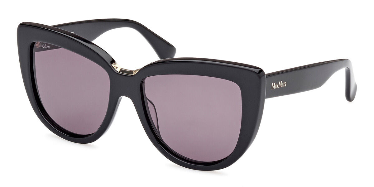 Image of Max Mara MM0076 01A Óculos de Sol Pretos Feminino BRLPT