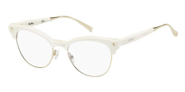 Image of Max Mara MM1271 UJU Óculos de Grau Brancos Feminino BRLPT