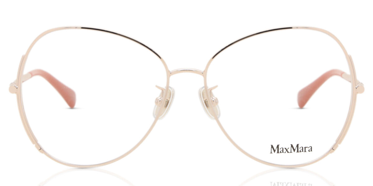 Image of Max Mara MM5001-H 028 Óculos de Grau Rose-Dourados Feminino PRT