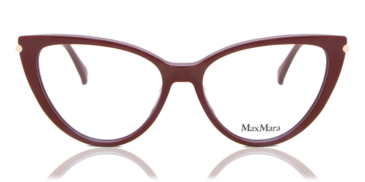 Image of Max Mara MM5006 066 54 Czerwone Damskie Okulary Korekcyjne PL