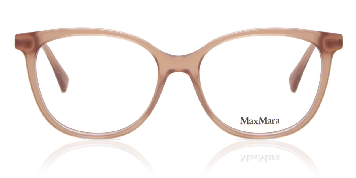 Image of Max Mara MM5008 045 52 Brązowe Damskie Okulary Korekcyjne PL