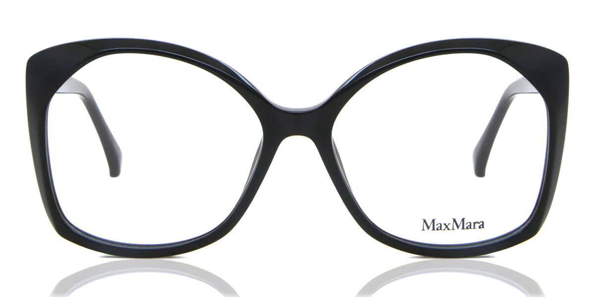 Image of Max Mara MM5029 001 Óculos de Grau Pretos Feminino PRT