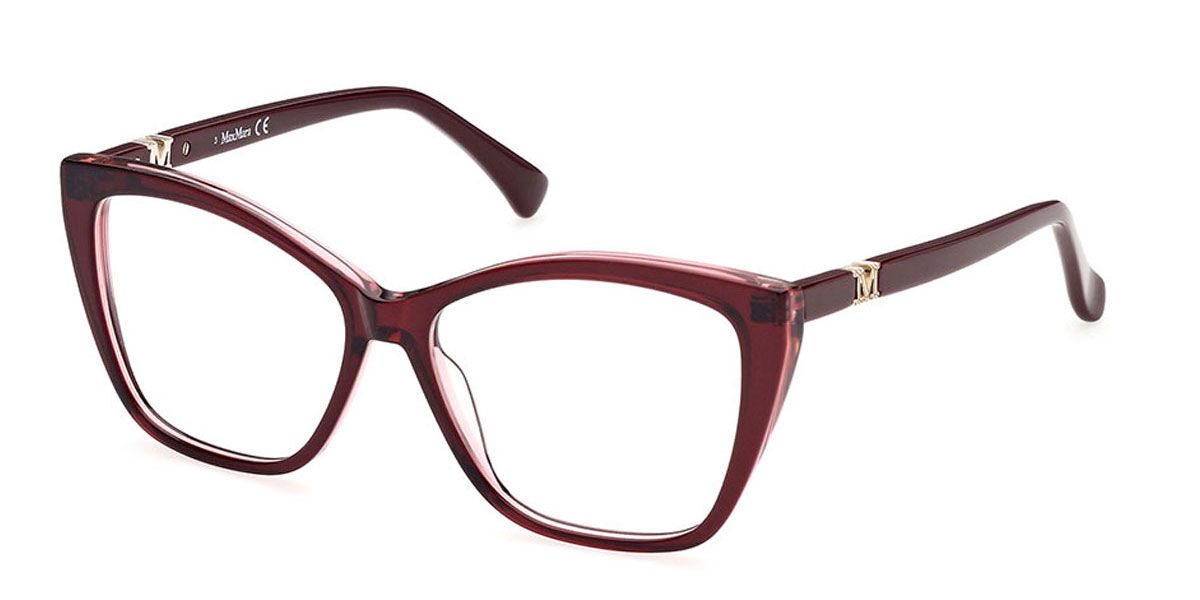 Image of Max Mara MM5036 066 54 Brązowe Damskie Okulary Korekcyjne PL