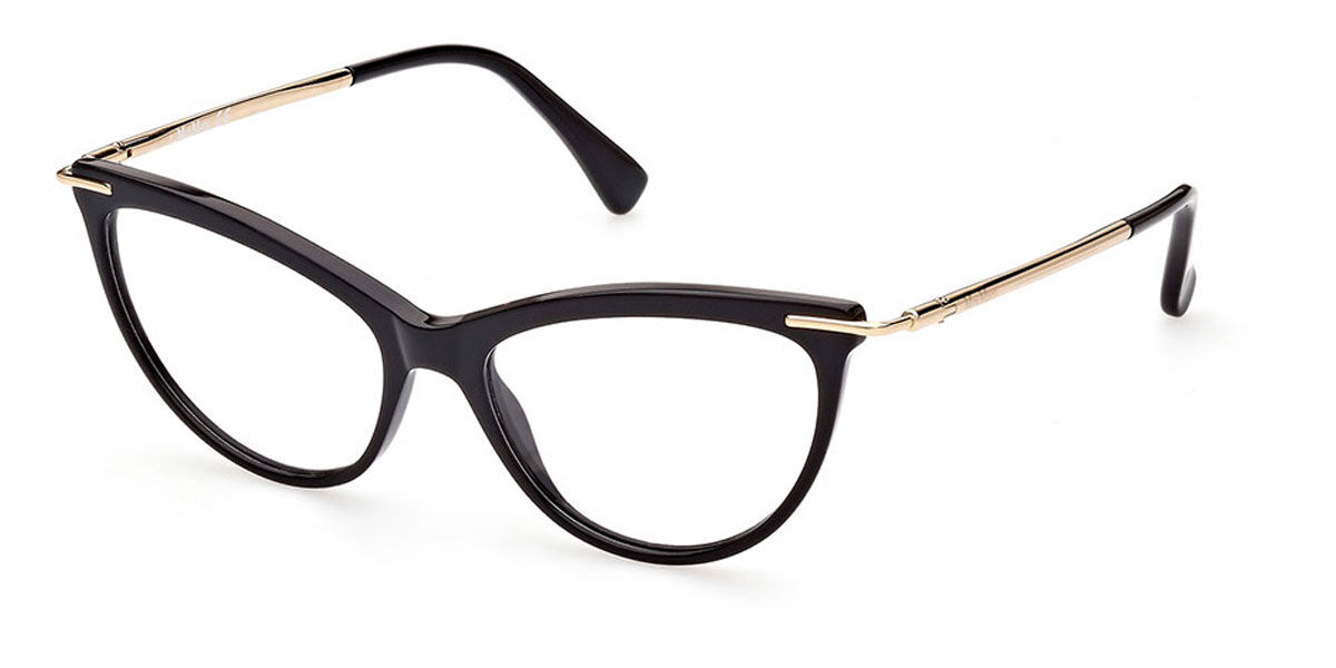 Image of Max Mara MM5049 001 53 Czarne Damskie Okulary Korekcyjne PL