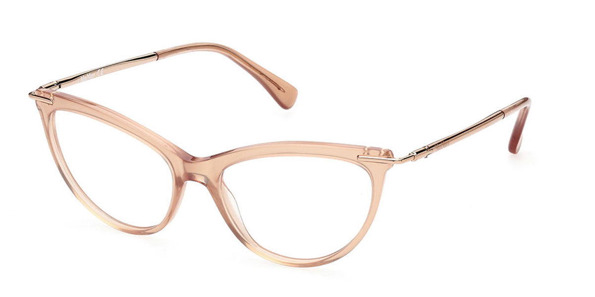 Image of Max Mara MM5049 059 53 Brązowe Damskie Okulary Korekcyjne PL