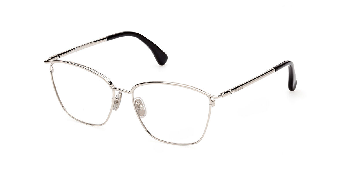 Image of Max Mara MM5056 016 Óculos de Grau Prata Feminino PRT