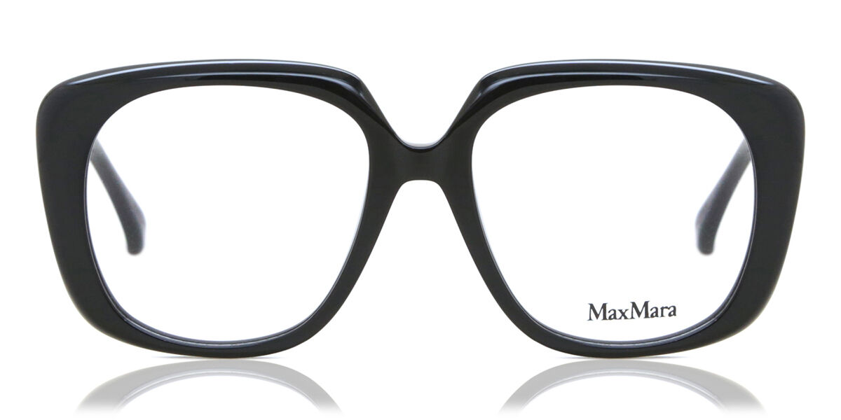 Image of Max Mara MM5058 001 53 Czarne Damskie Okulary Korekcyjne PL