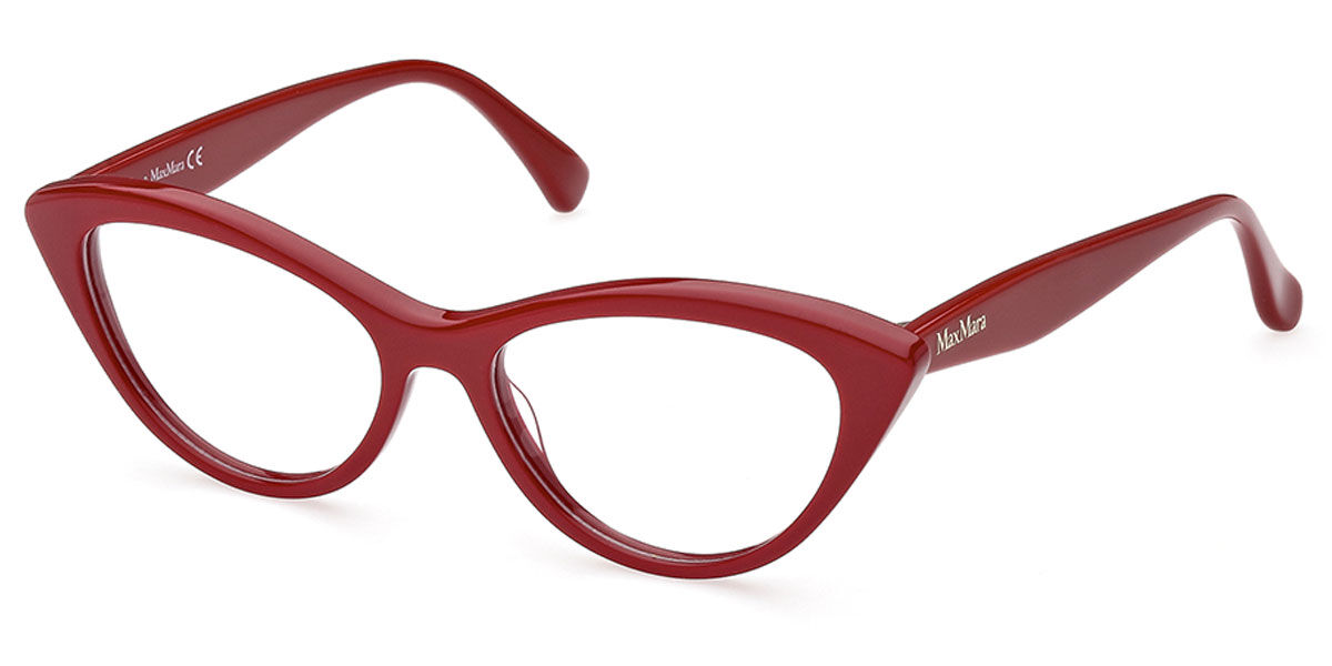 Image of Max Mara MM5083 066 53 Czerwone Damskie Okulary Korekcyjne PL