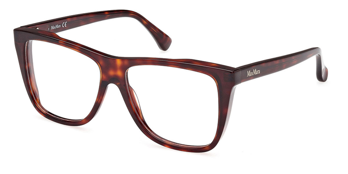 Image of Max Mara MM5096 054 54 Tortoiseshell Damskie Okulary Korekcyjne PL