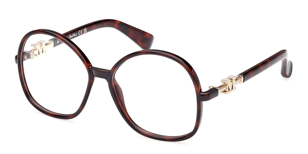 Image of Max Mara MM5100 054 Óculos de Grau Tortoiseshell Feminino PRT