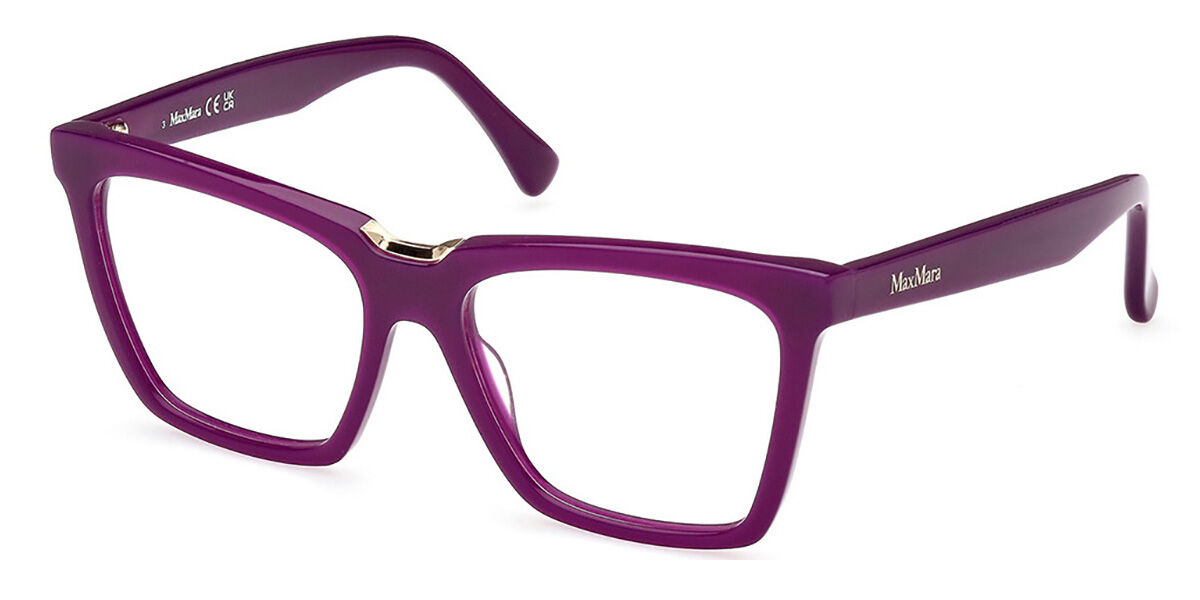 Image of Max Mara MM5111 081 Óculos de Grau Purple Feminino PRT