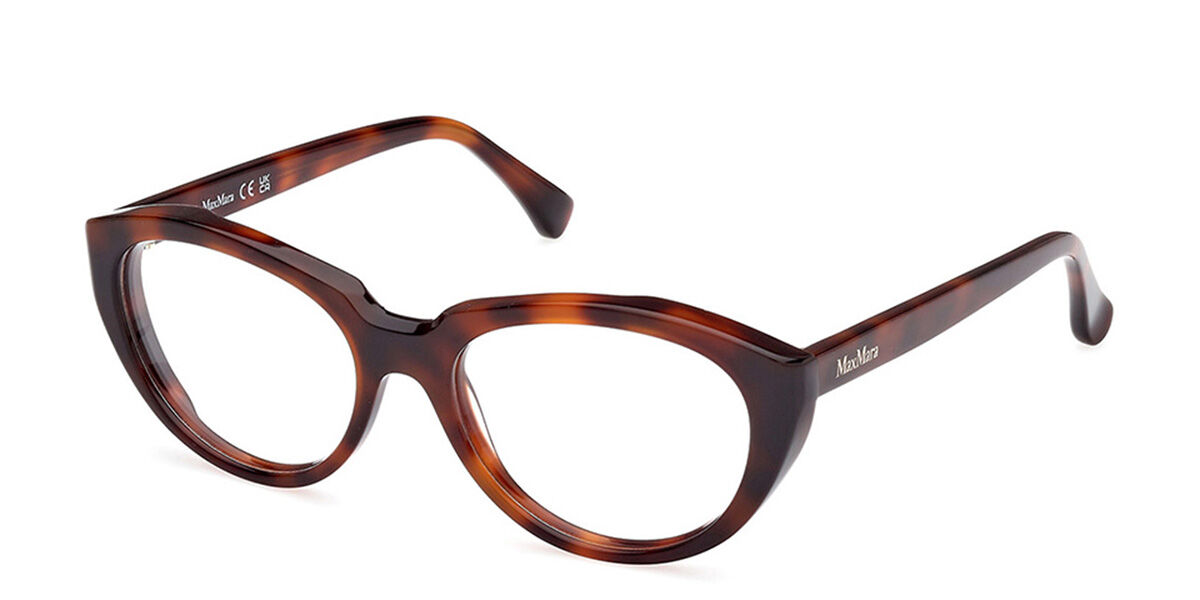 Image of Max Mara MM5113 052 53 Tortoiseshell Damskie Okulary Korekcyjne PL