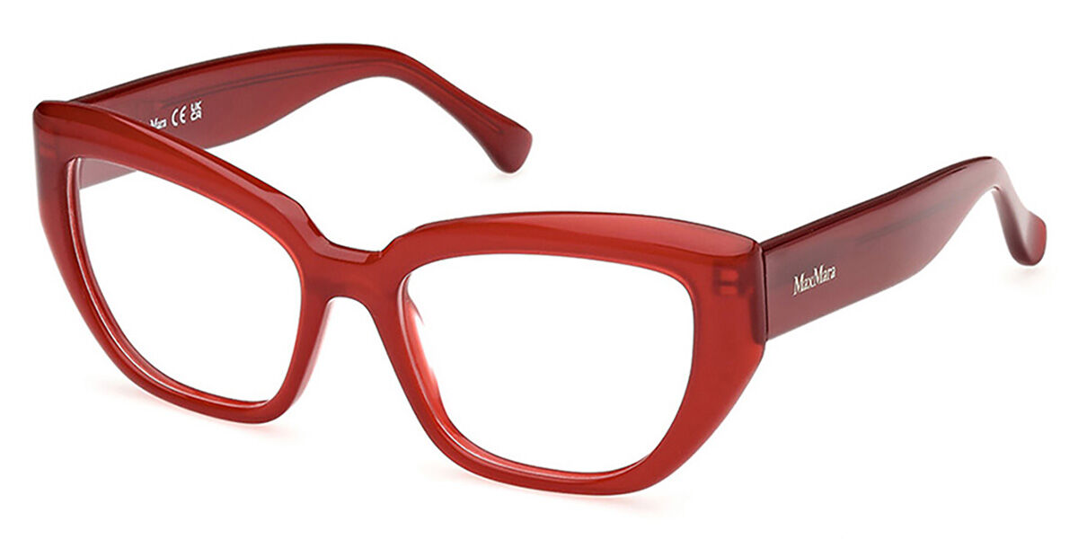 Image of Max Mara MM5135 66 53 Czerwone Damskie Okulary Korekcyjne PL