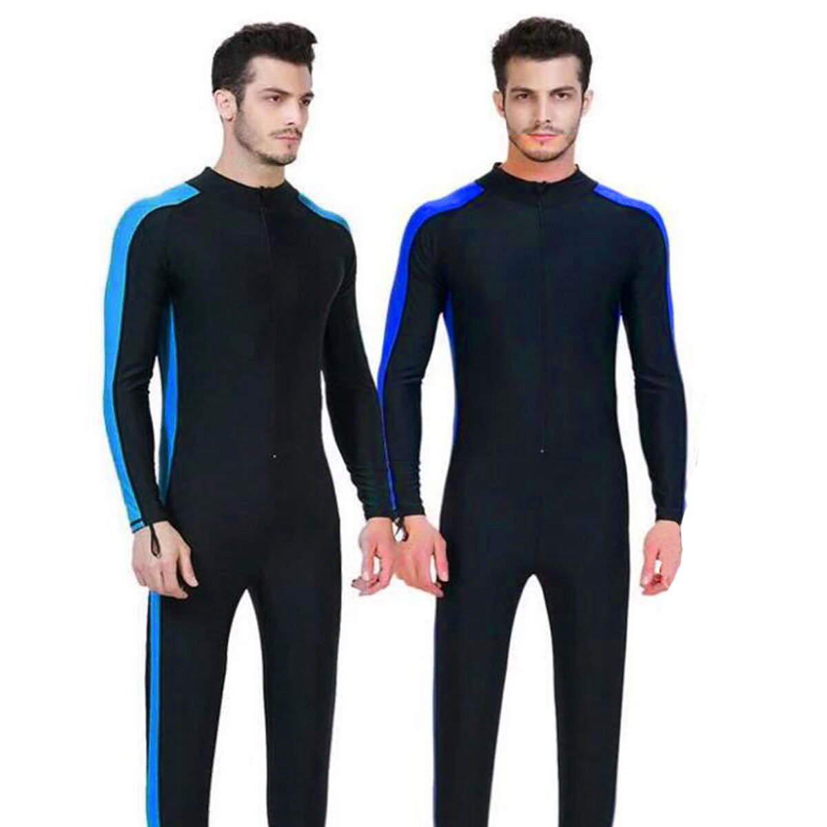 Image of Men Full Body Lightweight Wetsuit Diving Snorkeling Surfing Swim Scuba Suit Jumpsuit Long Sleeves