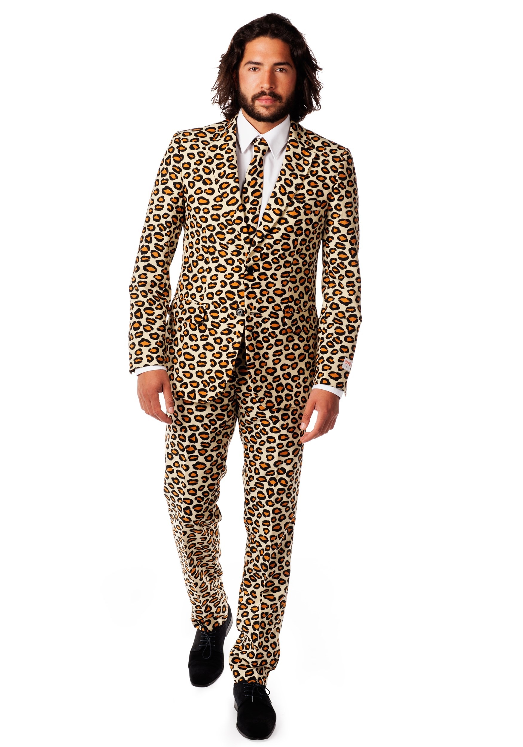 Image of Men's Jaguar Print Suit OppoSuits Costume ID OSOSUI0004-42