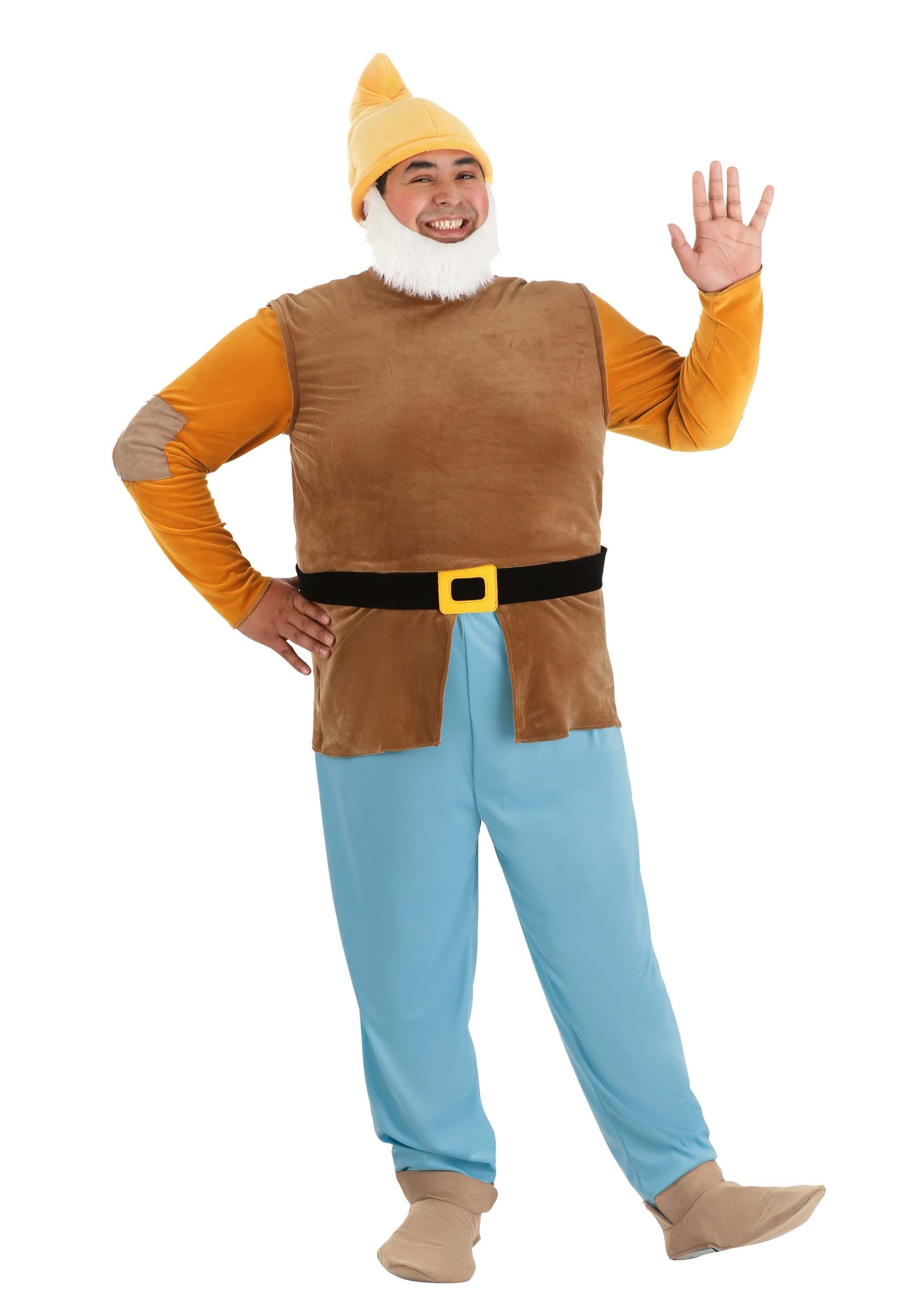 Image of Men's Plus Size Disney Happy Dwarf Costume ID FUN3360PL-4X