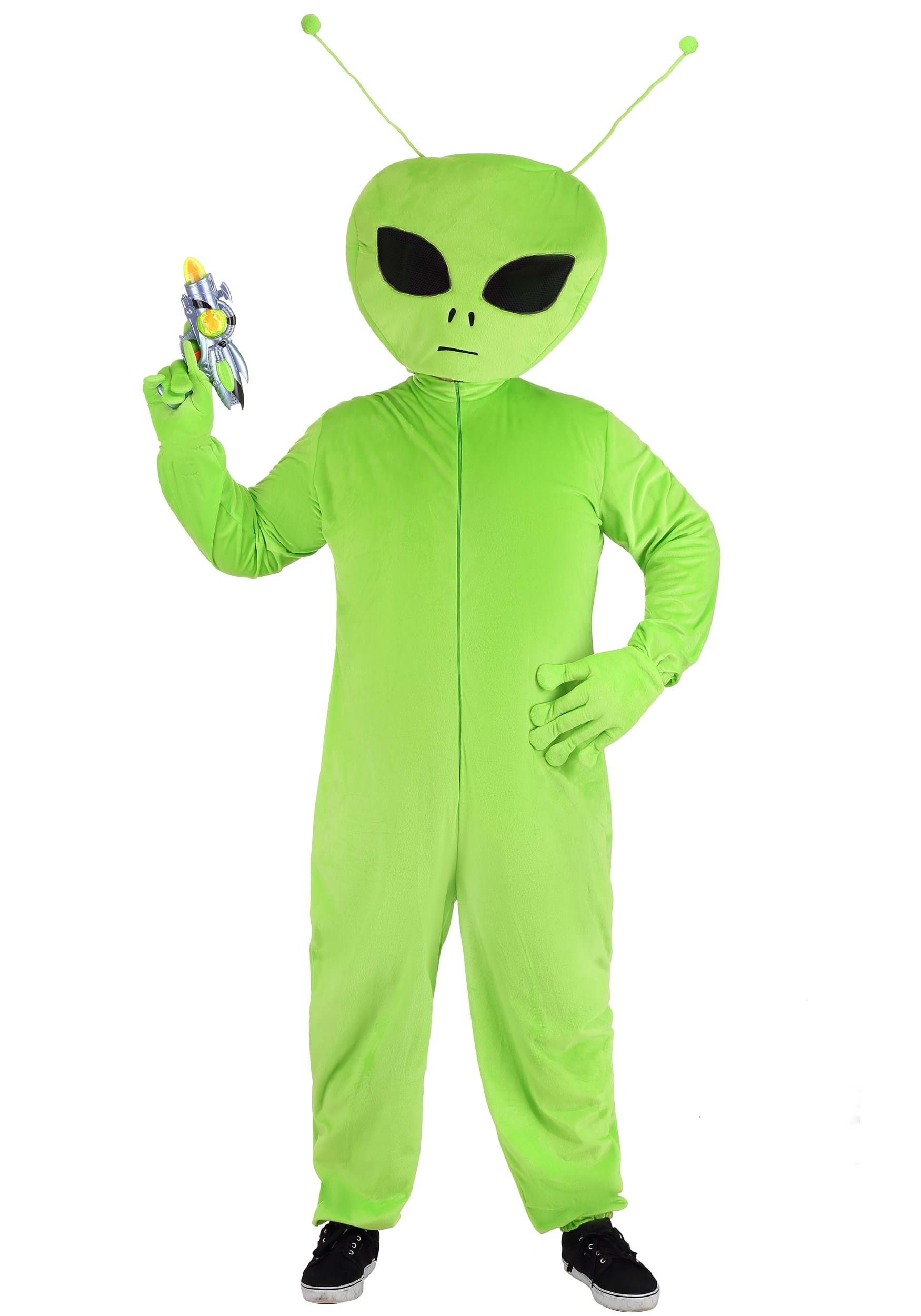 Image of Men's Plus Size Oversized Alien Costume ID FUN6897PL-2X