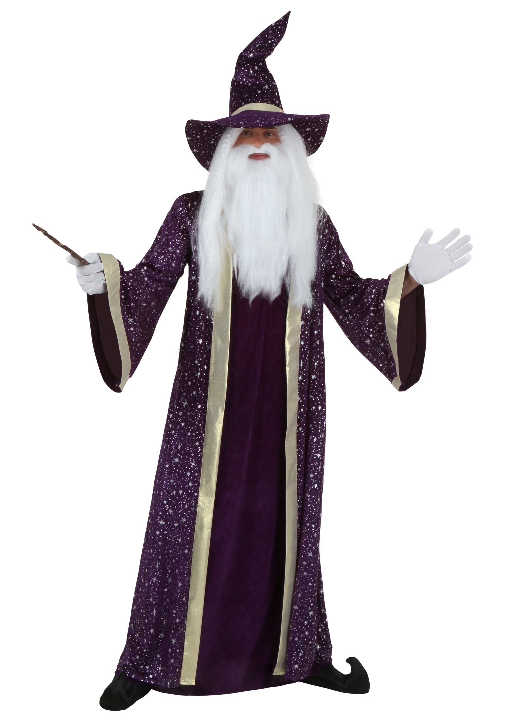 Image of Men's Plus Size Wizard Costume ID FUN6050PL-6X