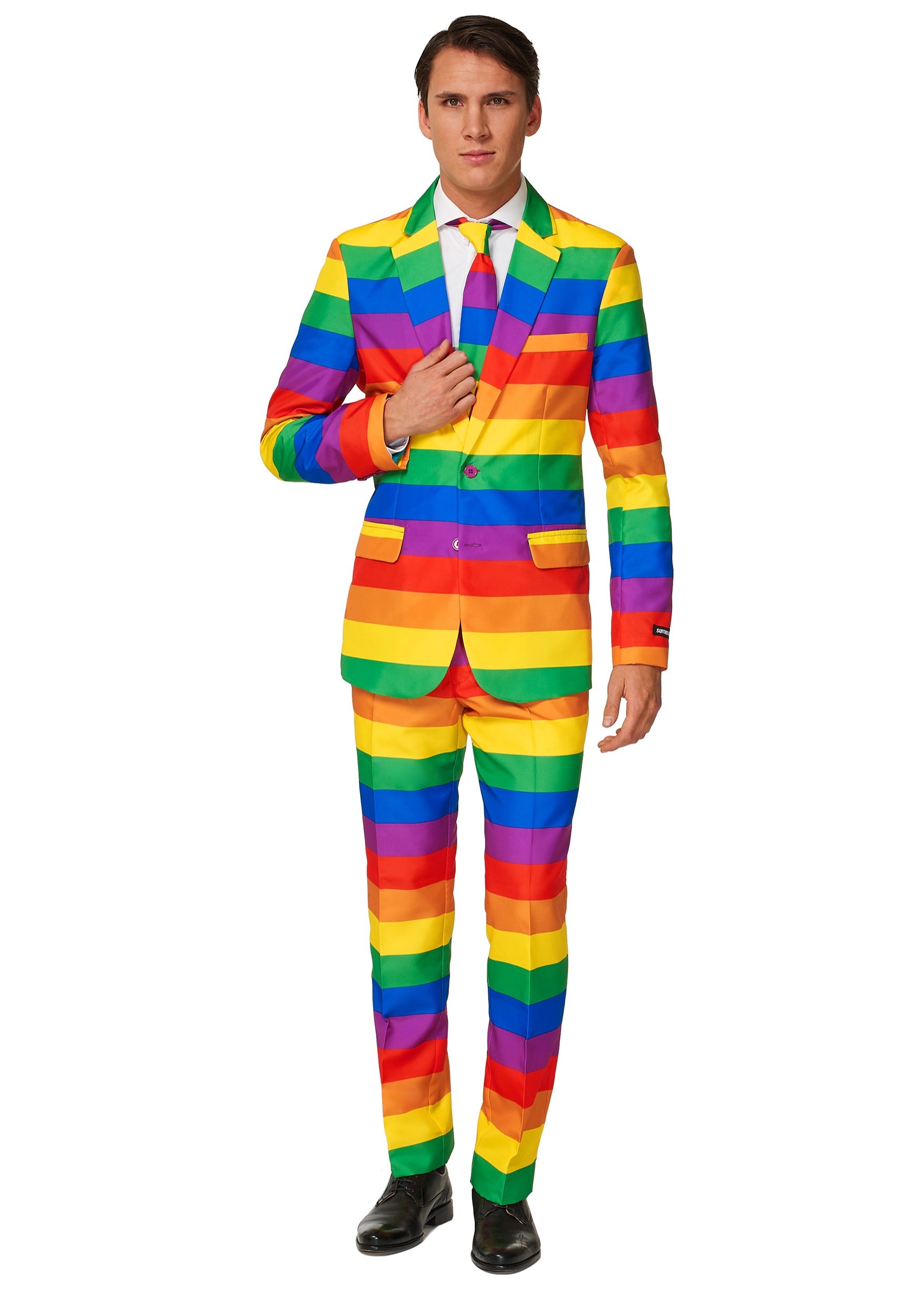 Image of Men's Rainbow Suitmeister Suit Costume ID OSOBAS0039-XL