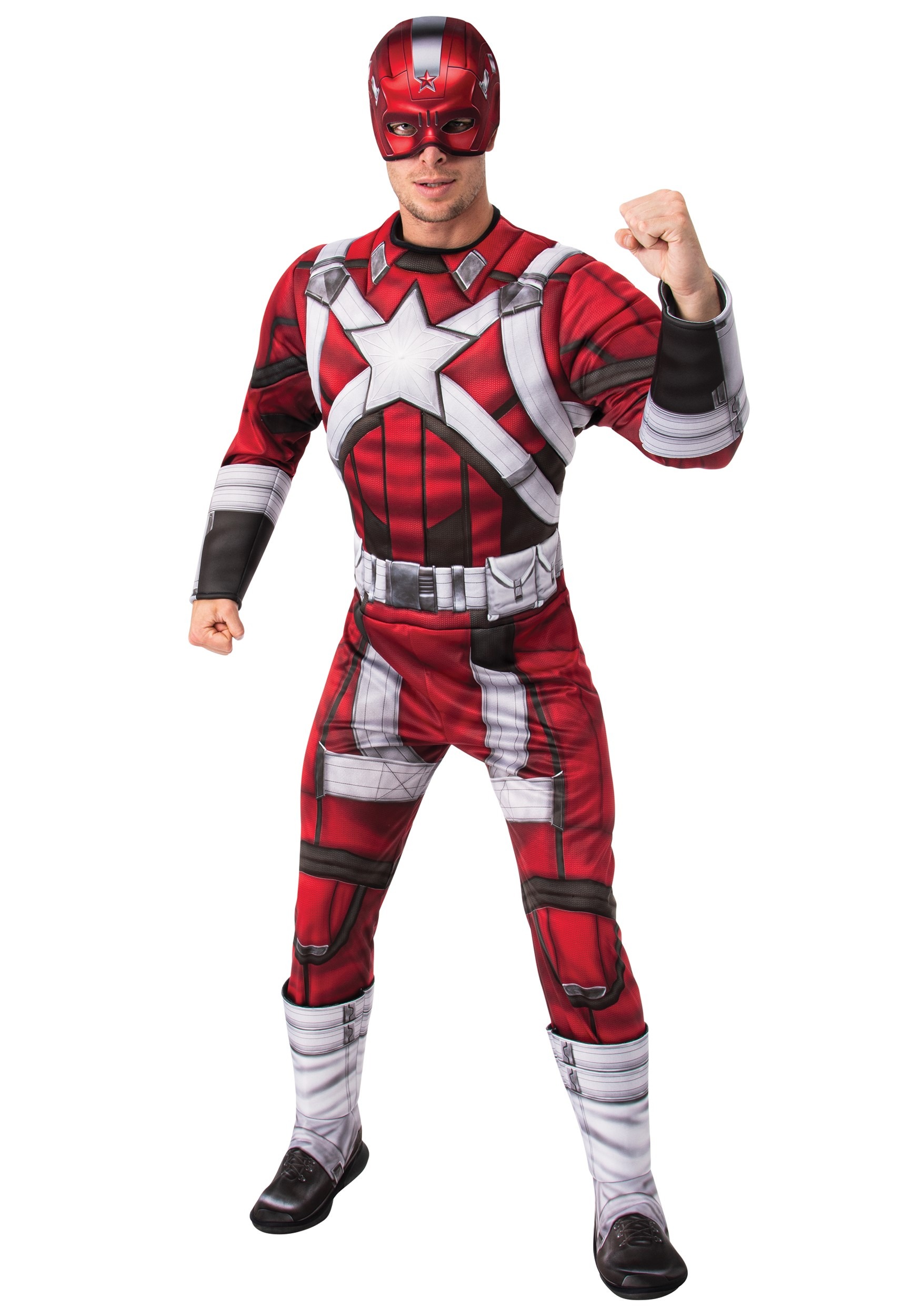 Image of Men's Red Guardian Deluxe Costume ID RU702068-ST