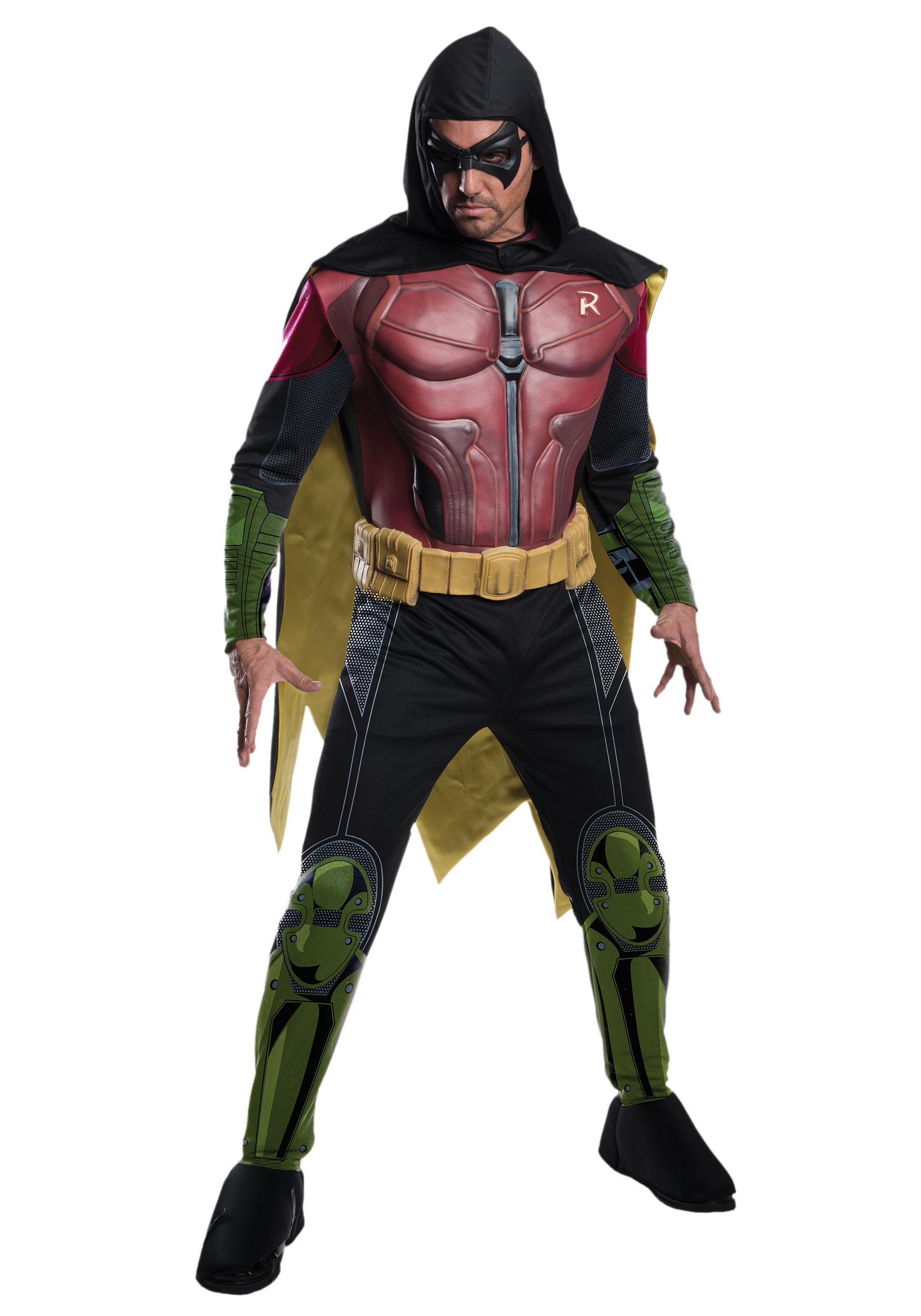 Image of Men's Robin Arkham Origins Costume ID RU884822-L