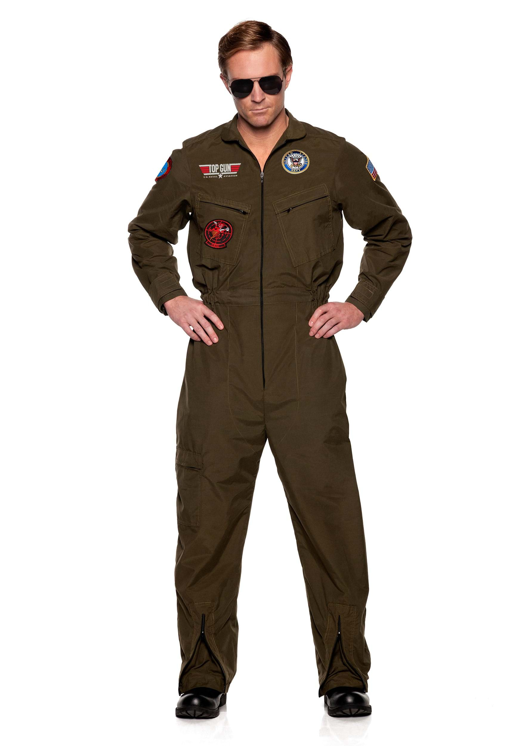 Image of Men's US Navy Top Gun Jumpsuit ID UN30544-ST