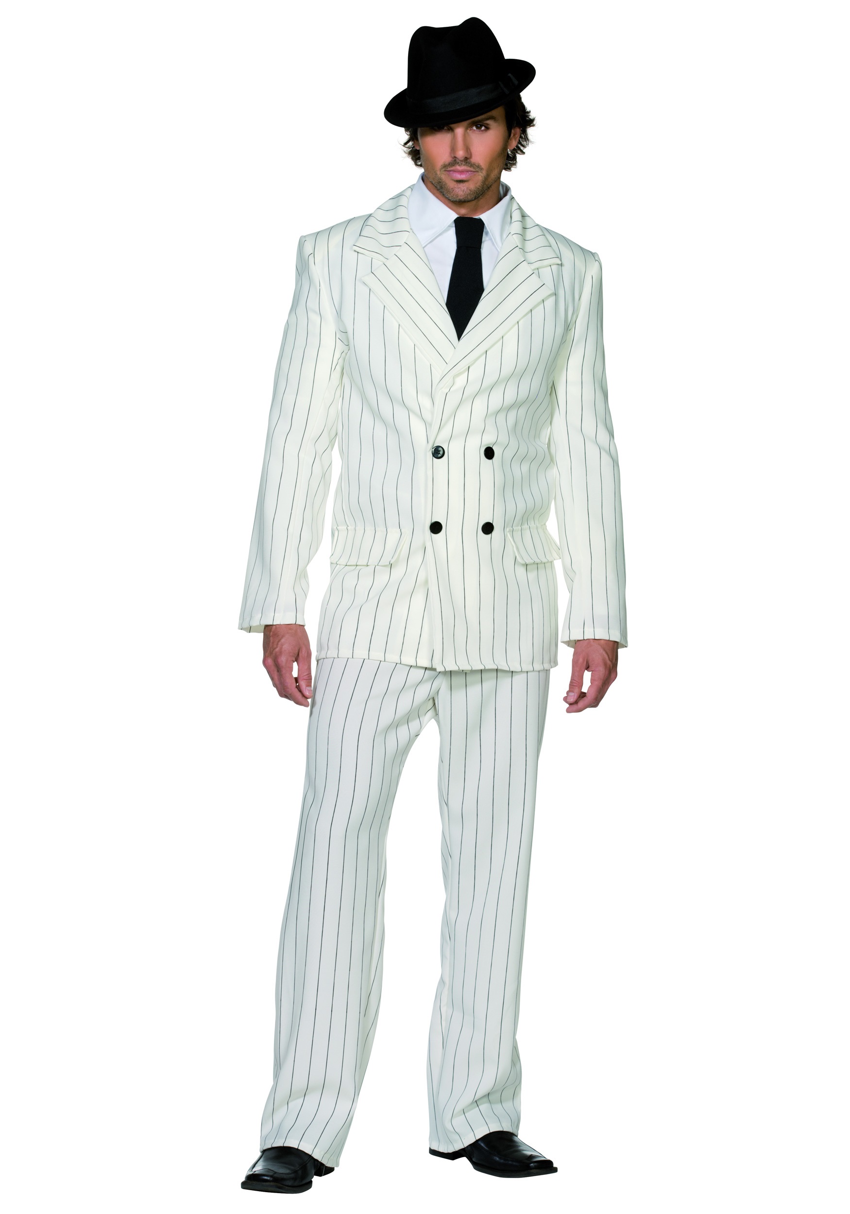 Image of Men's White Gangster Costume ID SM31079-S