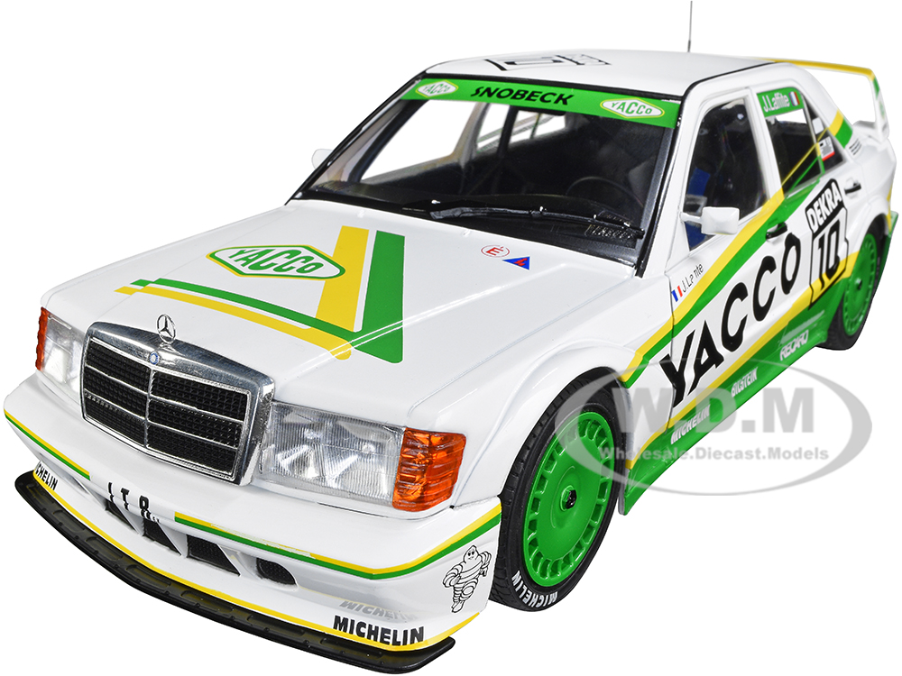 Image of Mercedes Benz 190 EVO II 10 Jacques Laffite "Yacco" DTM Deutsche Tourenwagen Masters (1991) "Competition" Series 1/18 Diecast Model Car by Solido