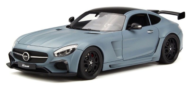 Image of Mercedes Benz SLS FAB Design Areion Matte Gray Limited Edition 1/18 Model Car by GT Spirit for Kyosho