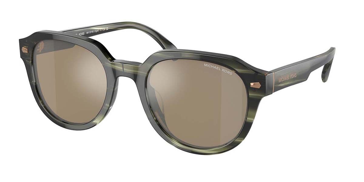 Image of Michael Kors MK2216U EGER 39787I Óculos de Sol Verdes Masculino PRT