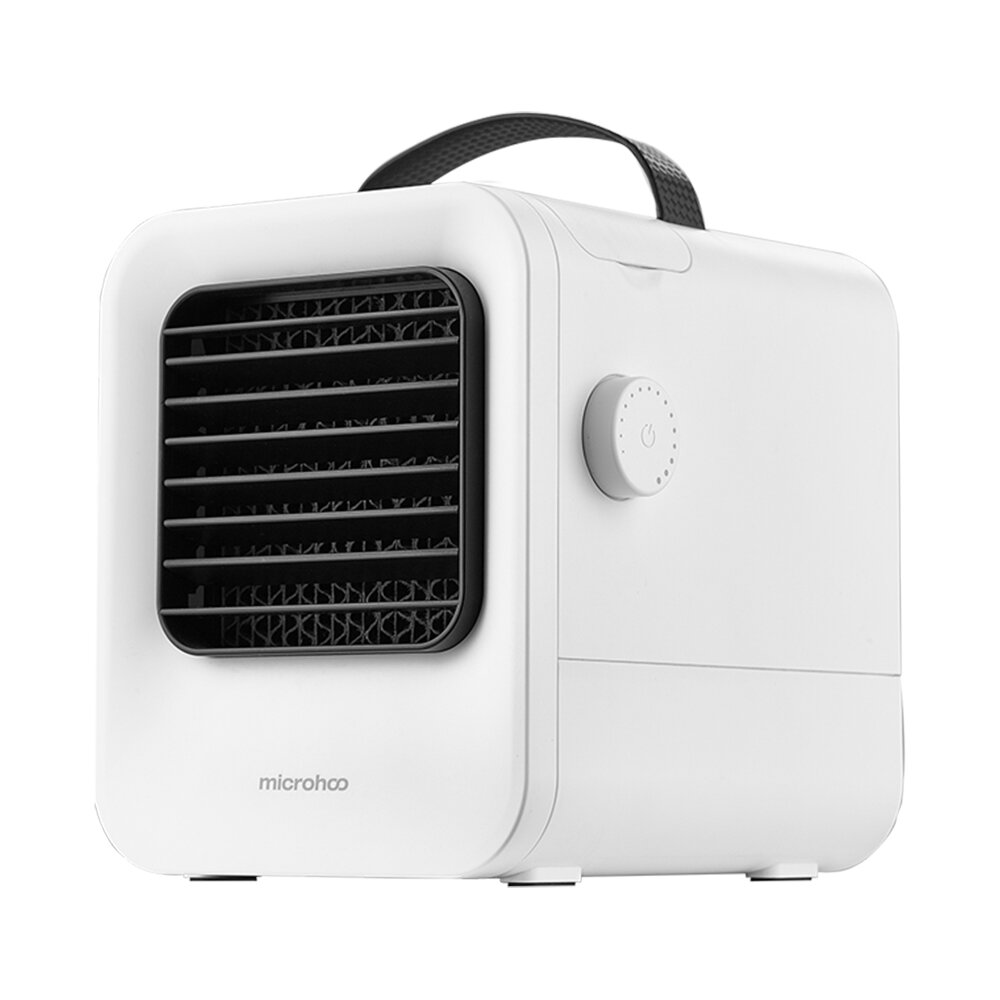 Image of Microhoo MH02A Portable USB Air-Conditioning 25m/s Cooling Fan Negative Ion Purifier Air Cooler Stepless Speed Regulati