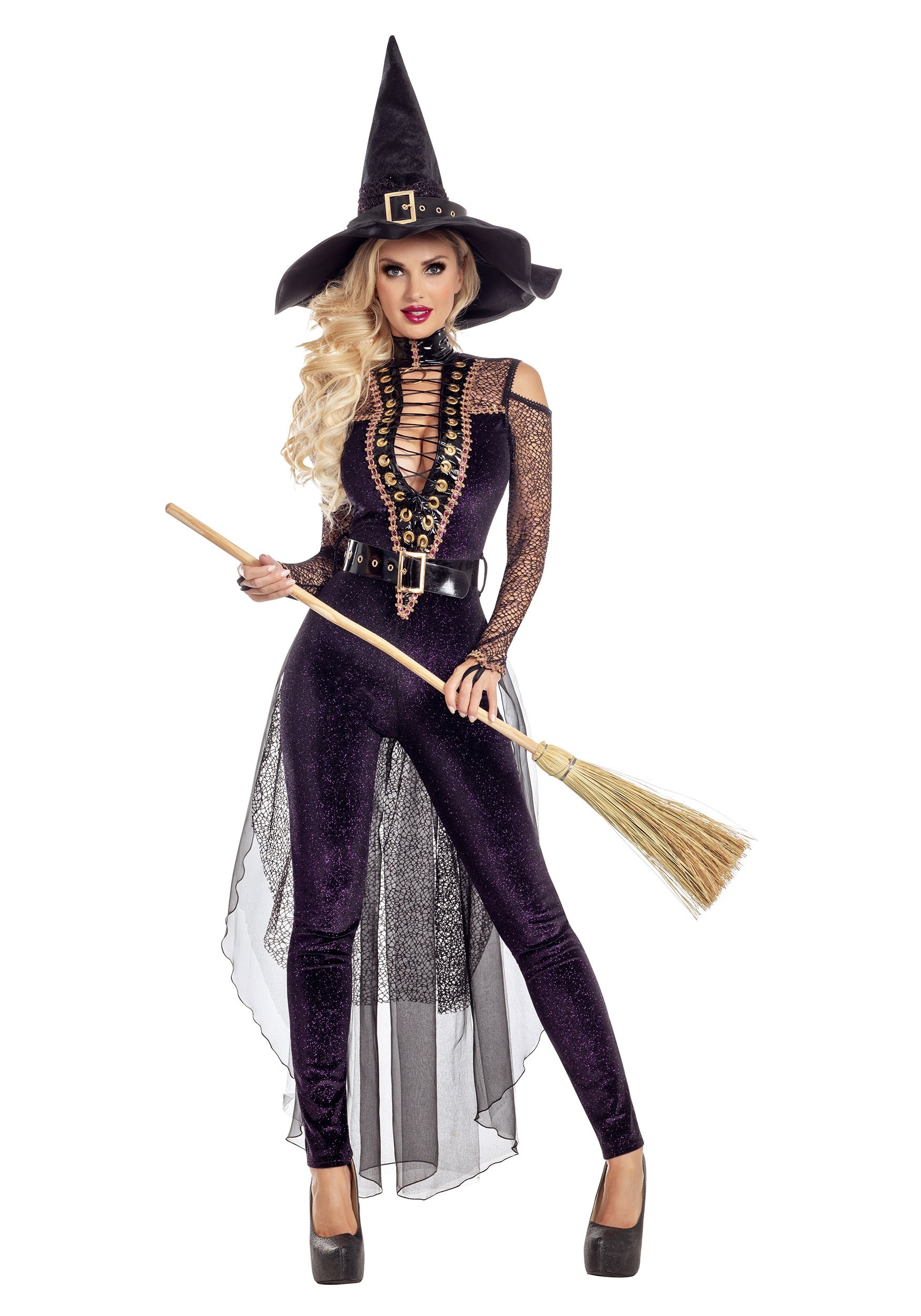 Image of Midnight Violet Witch Women's Costume ID PKPK2050-L