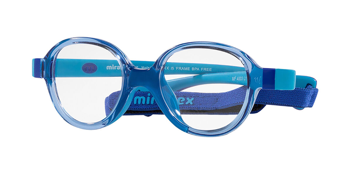 Image of Miraflex MF4003 para Criança L117 Óculos de Grau Azuis para Criança BRLPT