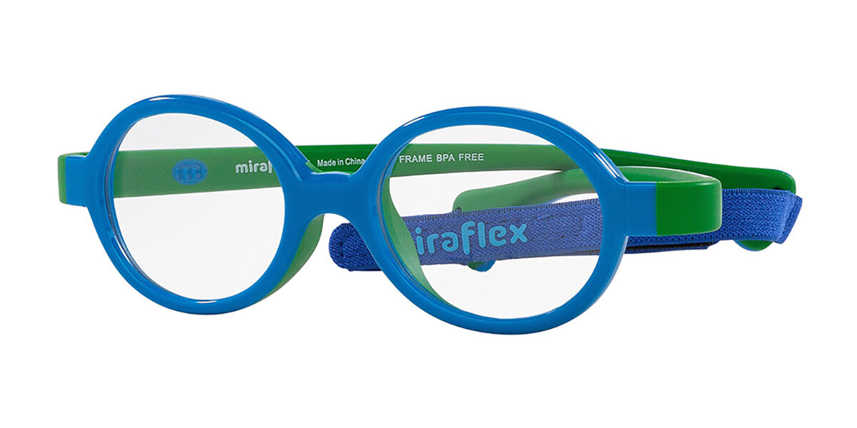 Image of Miraflex MF4008 para Criança L127 Óculos de Grau Azuis para Criança BRLPT
