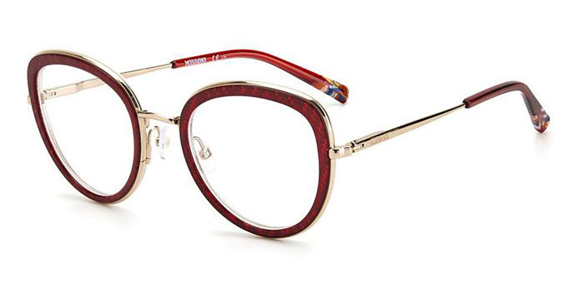 Image of Missoni MIS 0043 LHF 50 Złote Damskie Okulary Korekcyjne PL