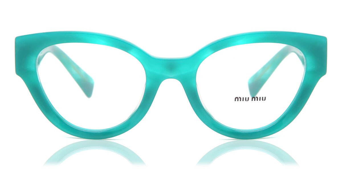 Image of Miu Miu MU01VV 15H1O1 Gafas Recetadas para Mujer Verdes ESP
