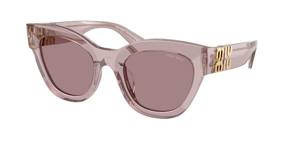 Image of Miu Miu MU01YS 12W20I 51 Lunettes De Soleil Femme Purple FR